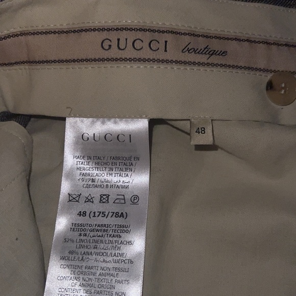 Gucci Prince of Wales wool linen shorts - Picture 4 of 5